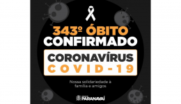 Secretaria de Saúde confirma 343º óbito de paciente de Paranavaí com Covid-19