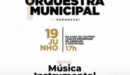 Domingo tem concerto gratuito da Orquestra Municipal com grandes sucessos da música instrumental